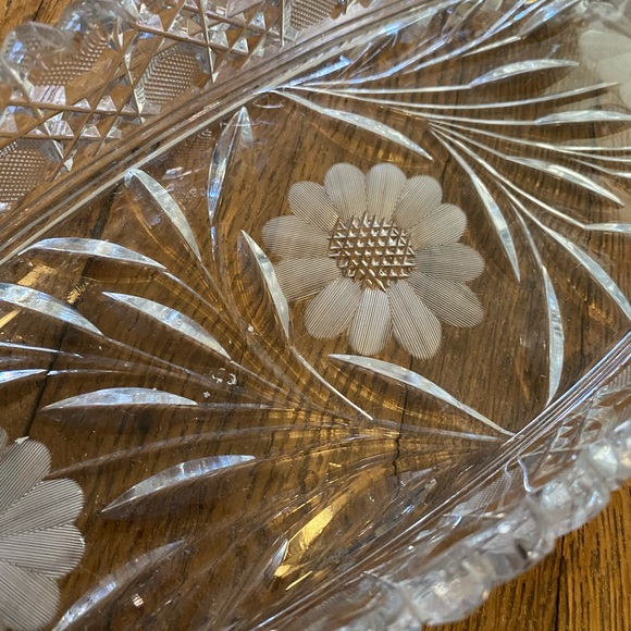 Crystal serving dish - Picture 3 of 12